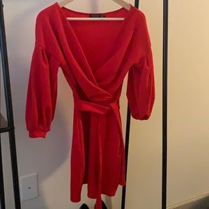 Balloon Sleeve Dress